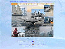 Tablet Screenshot of croisieres-valhalla.com